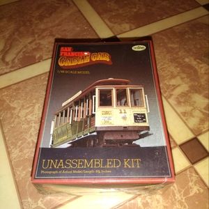 NIB Testors San Francisco Cable Car 1/48 Scale Model Unassembled Kit Vintage